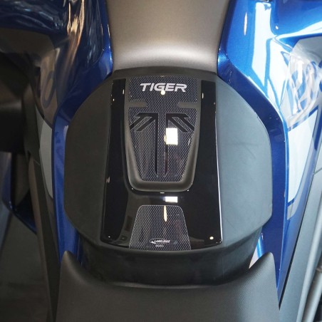 Adesivo 3D Paraserbatoio compatibile con moto Triumph Tiger 1200 GT e Rally Pro