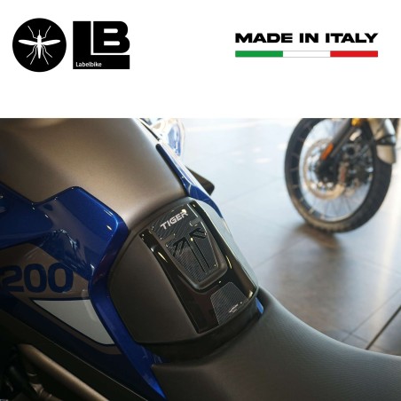 Adesivo 3D Paraserbatoio compatibile con moto Triumph Tiger 1200 GT e Rally Pro