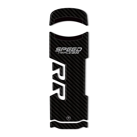 Adesivo 3D Paraserbatoio compatibile con Triumph Speed Triple 1200 RR