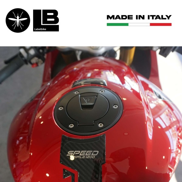 Adhesivo protector de depósito 3D compatible con Triumph Speed Triple 1200 RR