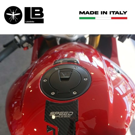 Adesivo 3D Paraserbatoio compatibile con Triumph Speed Triple 1200 RR