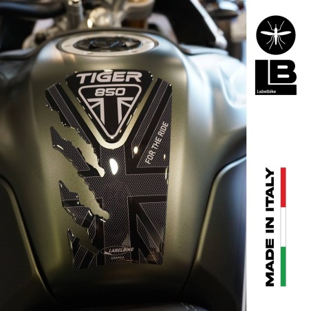 Adesivo 3D Paraserbatoio compatibile con Triumph Tiger 850 Sport 2021-2022