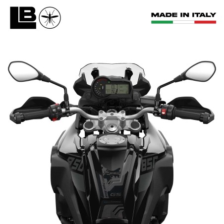 Adesivo 3D Paraserbatoio Moto compatibile con Bmw F 850 Gs Triple Black 2021-23