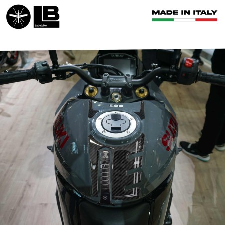 Adesivo 3D paraserbatoio moto compatibile con Suzuki Katana 2019-2023 Grigio