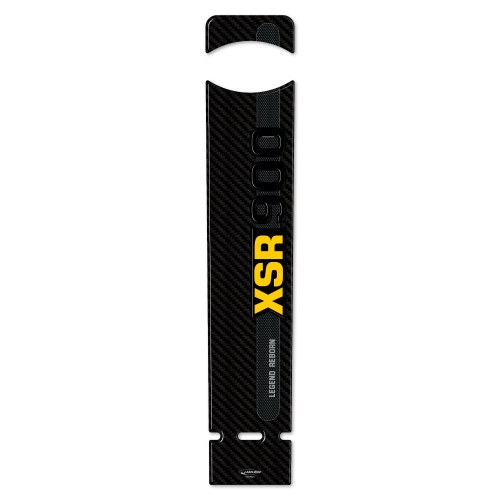 Pegatina 3D protector de depósito de moto compatible con Yamaha XSR900 2022 - amarillo 2
