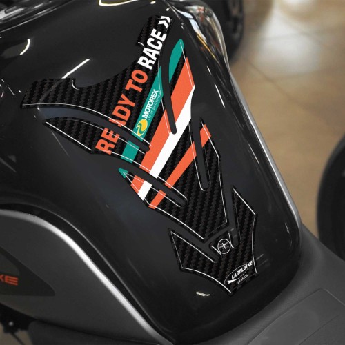 Adesivo 3D Paraserbatoio moto universale compatibile con Ktm