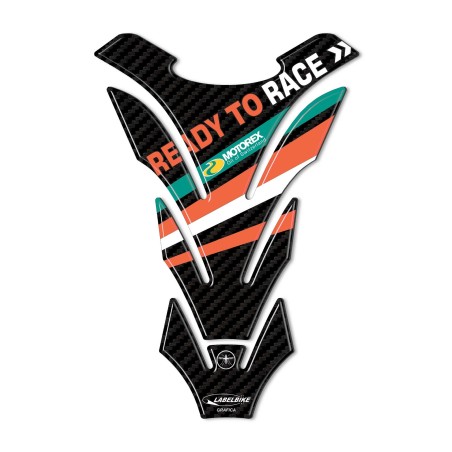 Adesivo 3D Paraserbatoio moto universale compatibile con Ktm