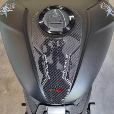 Adesivo 3D Paraserbatoio serbatoio moto compatibile con Mv Agusta Brutale 1000RS