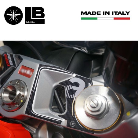 Adesivo 3D Piastra Forcella Sterzo compatibile con Aprilia RS 660 2020-2023