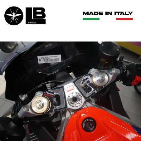 Adesivo 3D Piastra Forcella Sterzo compatibile con Aprilia RS 660 2020-2023