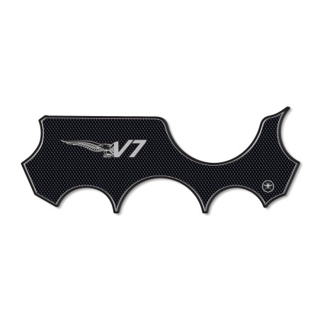 Adesivo 3D Piastra Forcella Sterzo compatibile con Moto Guzzi V7 Stone e Special