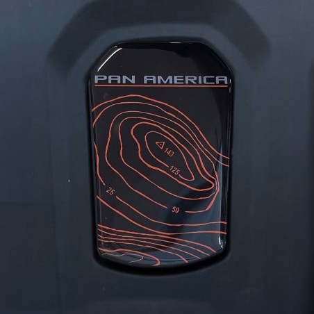 Adesivo 3D placca serbatoio moto compatibile con Harley Davidson Pan America