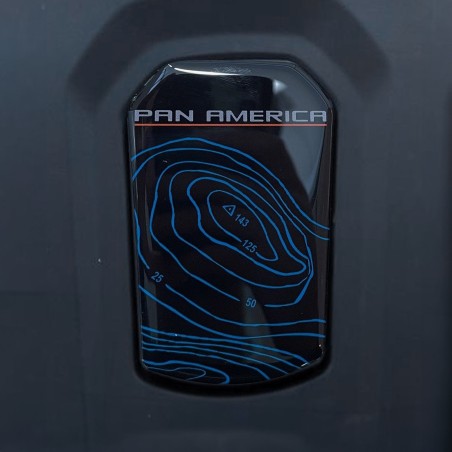 Pegatina 3D placa depósito moto compatible con Harley Davidson Pan America