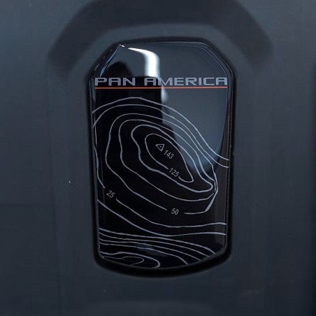 Adesivo 3D placca serbatoio moto compatibile con Harley Davidson Pan America