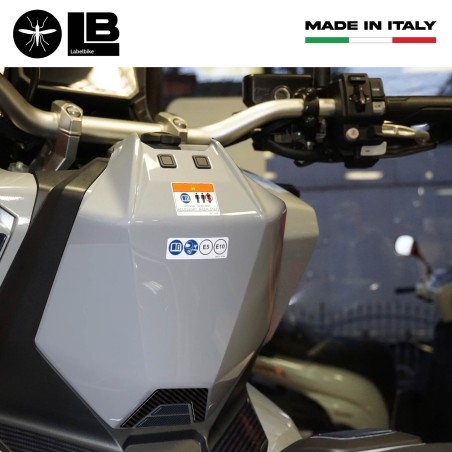Adesivo 3D Protezione Bassa zona accensione compatibile con Honda X-Adv 2021-23