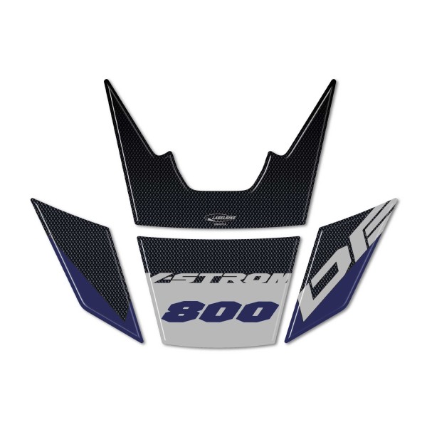 Adesivo 3D Protezione Becco Frontale moto compatibile con Suzuki V-Strom 800DE