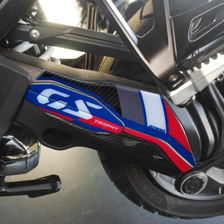 Adesivo 3D Protezione cardano piedi passeggero moto compatibile con BMW R1300GS