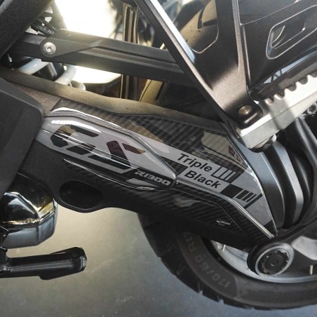 Adesivo 3D Protezione cardano piedi passeggero moto compatibile con BMW R1300GS