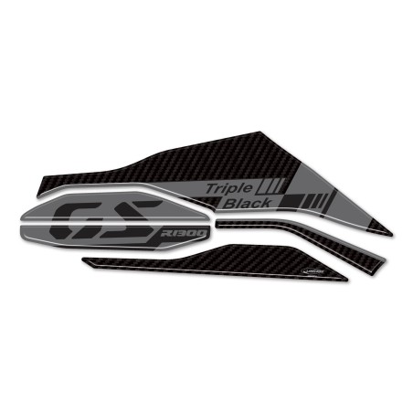 Adesivo 3D Protezione cardano piedi passeggero moto compatibile con BMW R1300GS