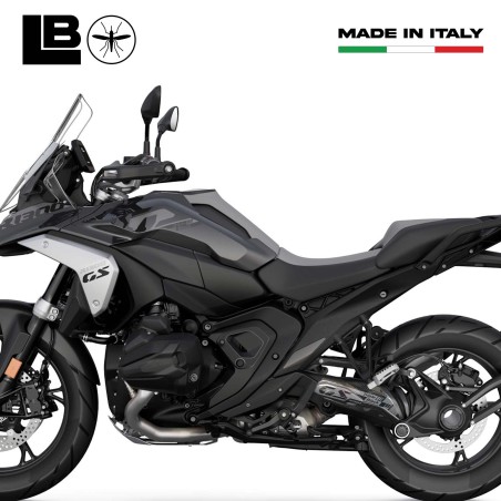 Adesivo 3D Protezione cardano piedi passeggero moto compatibile con BMW R1300GS