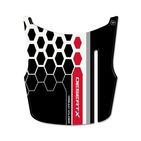 Adesivo 3D Protezione codino posteriore moto compatibile con Ducati DesertX