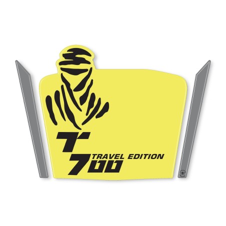 Pegatina 3D protector de parabrisas compatible con Yamaha Tenere 700 2019-2022