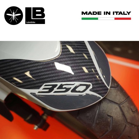 Adesivo 3D Protezione Parafango anteriore compatibile con Honda Forza 350 2022