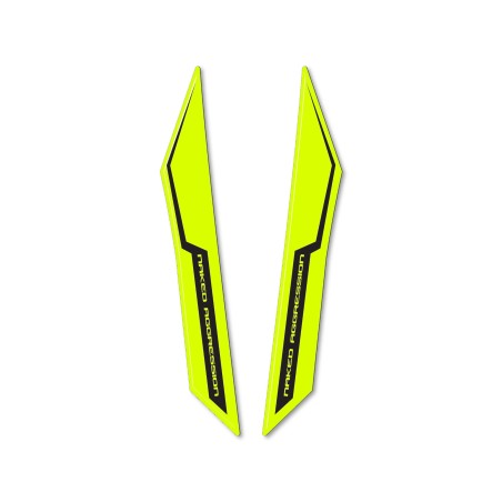 Adesivo 3D Protezione Parafango giallo FLUO compatibile con Suzuki GSX-S 2021-23