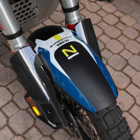 Adesivo 3D Protezione Parafango moto compatibile con Husqvarna Norden 901 2023