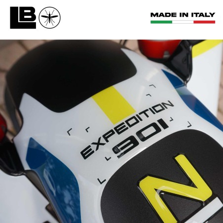 Adesivo 3D Protezione Parafango moto compatibile con Husqvarna Norden 901 2023