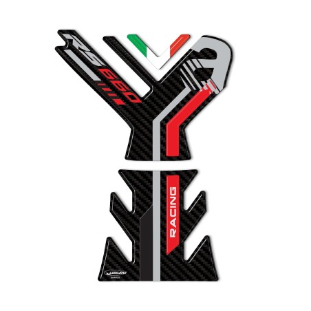 Adesivo 3D Protezione Paraserbatoio compatibile con Aprilia RS 660 2020-2023