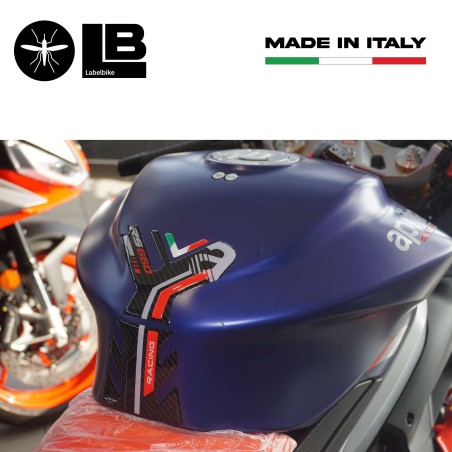 Adesivo 3D Protezione Paraserbatoio compatibile con Aprilia RS 660 2020-2023