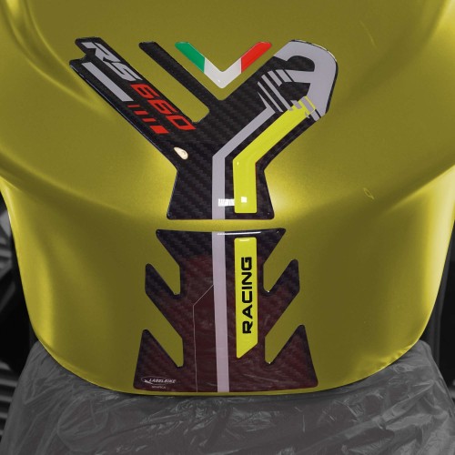 Adesivo 3D Protezione Paraserbatoio compatibile con Aprilia RS 660 2020-2023