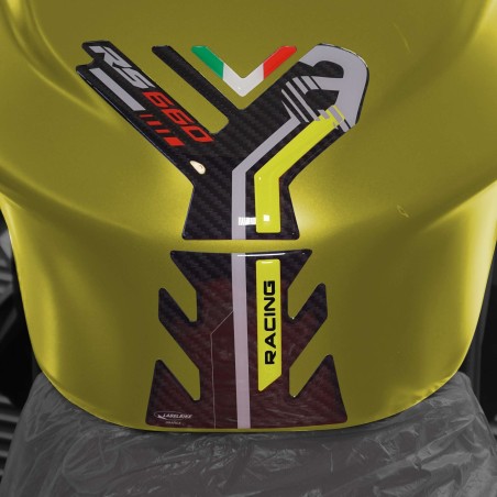 Adesivo 3D Protezione Paraserbatoio compatibile con Aprilia RS 660 2020-2023