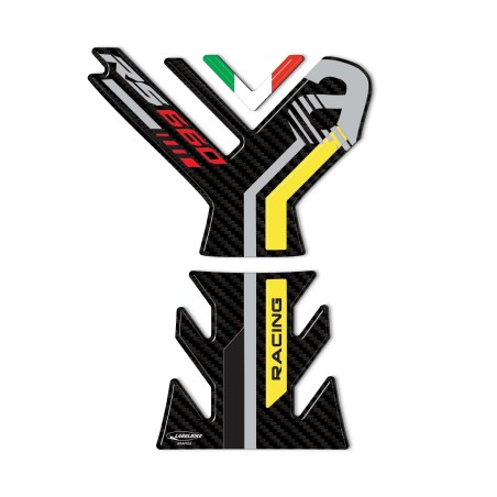 Adesivo 3D Protezione Paraserbatoio compatibile con Aprilia RS 660 2020-2023