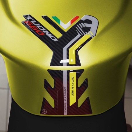 Adesivo 3D Protezione Paraserbatoio compatibile con Aprilia Tuono 660 2021-2023