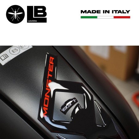 Adesivo 3D Protezione paraserbatoio compatibile con Ducati Monster 937 2021