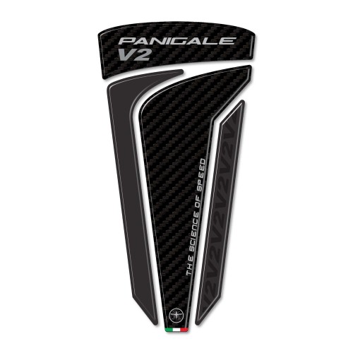 3D-Tankpad-Schutzaufkleber, kompatibel mit Ducati Panigale V2 2020–2024 2