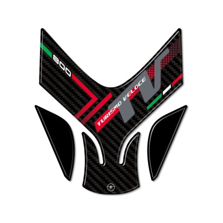 Adesivo 3D Protezione Paraserbatoio compatibile con Mv Agusta Turismo Veloce