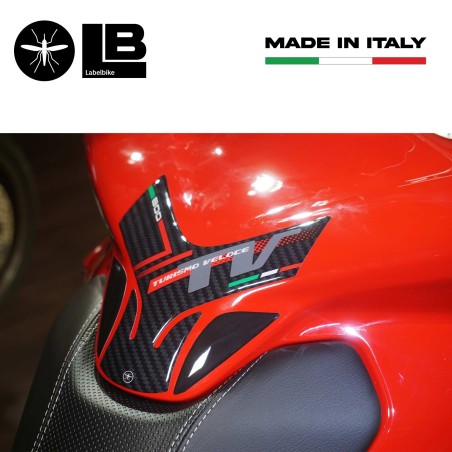 Adesivo 3D Protezione Paraserbatoio compatibile con Mv Agusta Turismo Veloce