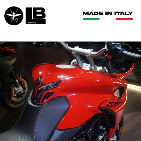 Adesivo 3D Protezione Paraserbatoio compatibile con Mv Agusta Turismo Veloce