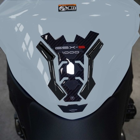 Adesivo 3D Protezione Paraserbatoio compatibile con Suzuki GSX-S 1000 2021-2023