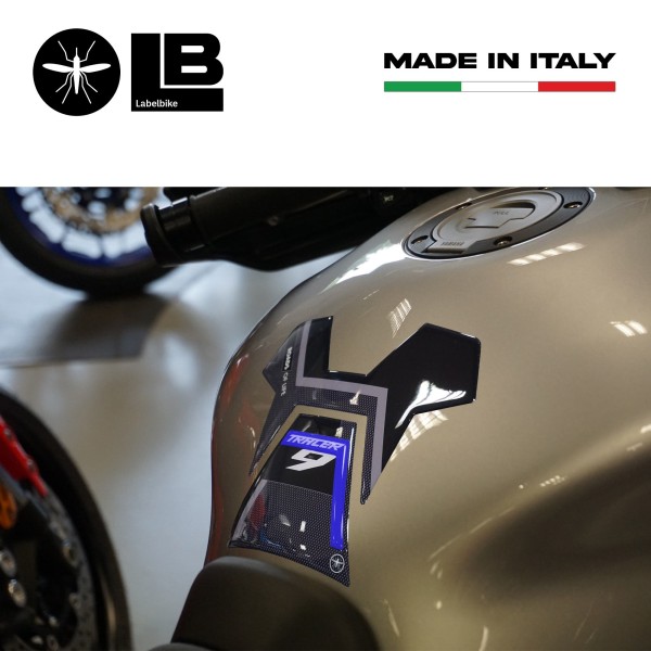 Adesivo 3D Protezione Paraserbatoio compatibile con Yamaha Tracer 9 2021-2024