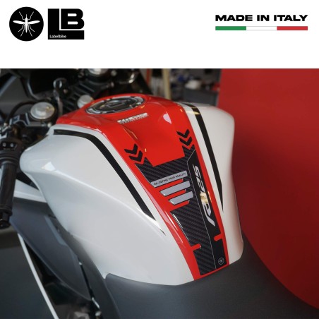 Adesivo 3D Protezione Paraserbatoio moto compatibile con Yamaha R125 2019-2022