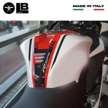 Adesivo 3D Protezione Paraserbatoio moto compatibile con Yamaha R125 2019-2022