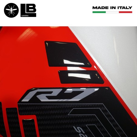 Adesivo 3D Protezione Paraserbatoio moto compatibile con Yamaha R7 2021-2022