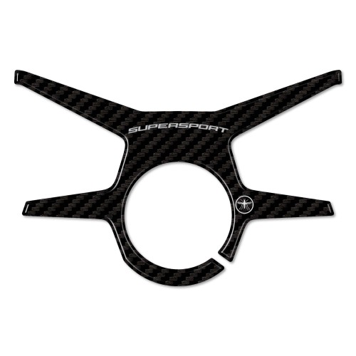 Protección adhesiva 3D para placas de horquilla compatible con motos Ducati Supersport 2