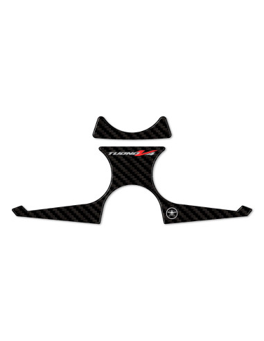 Adesivo 3D Protezione Piastra Forcella Moto compatibile con Aprilia Tuono V4