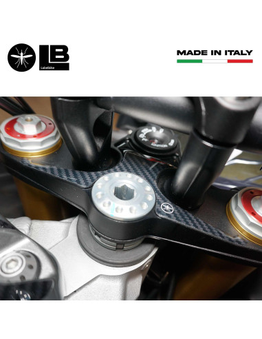 Adesivo 3D Protezione Piastra Forcella Moto compatibile con Aprilia Tuono V4