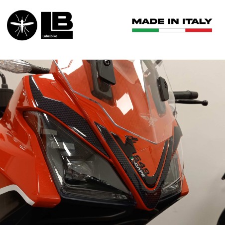 Adesivo 3D Protezione puntale muso frontale compatibile con Moto Morini X-CAPE